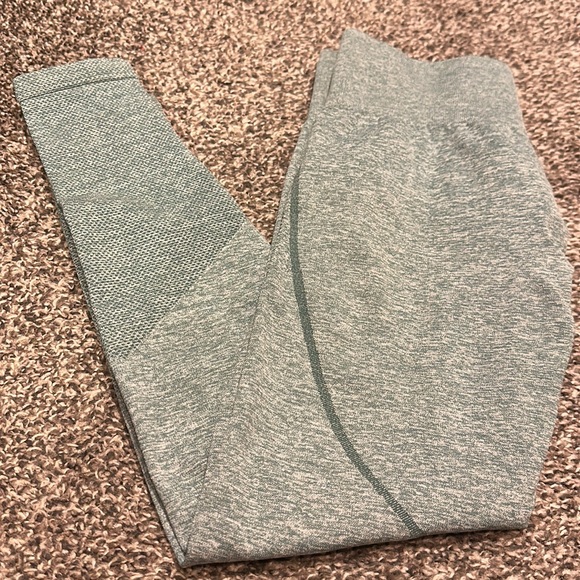 ACTA stretchy teal green leggings Medium - Picture 6 of 10